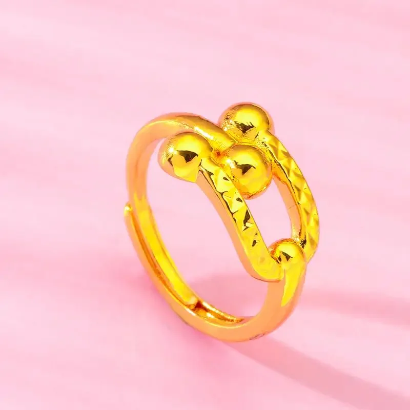 1 قطعة أزياء شخصية الذهب اللون U-شكل حلقة مفتوحة للنساء مجوهرات اكسسوارات هدايا