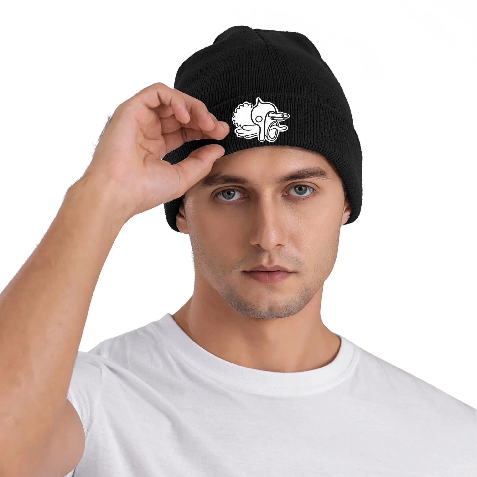 God Usopp Gorro de punto de una pieza Gorros Otoño Invierno Sombreros Cálido Acrílico Nuevo Luffy Anime Cap Hombres Mujeres Regalo,