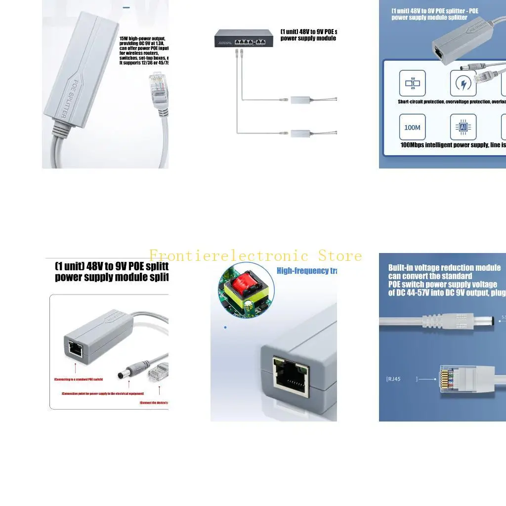 G8DB High Efficiency 48V To 9V Poe Splitter Power Module For Wireless Access Point