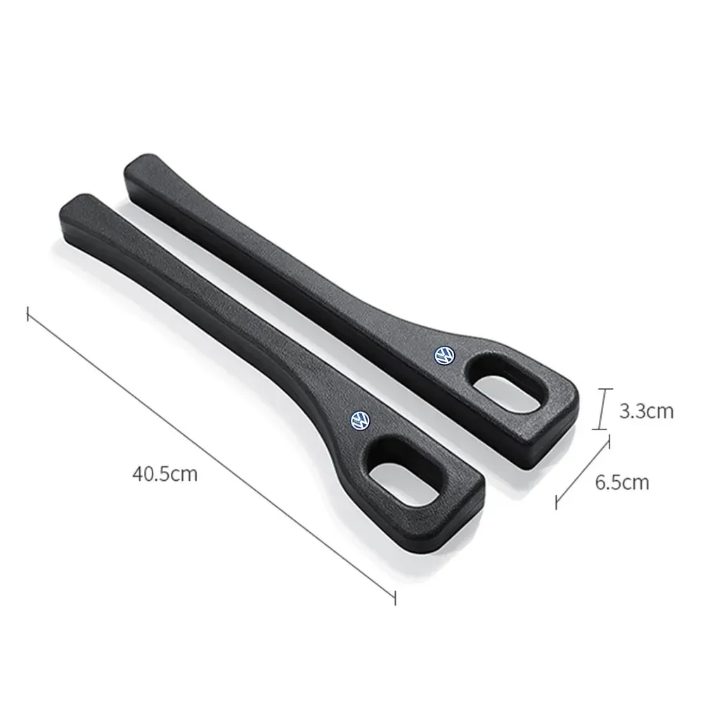 2pcs/set Car Seat Gap Filler Leak-proof Filling Strip For VW Rline Jetta Golf Beetle EOS GTI R32 MK4 motion Blue Motion Styling view 2
