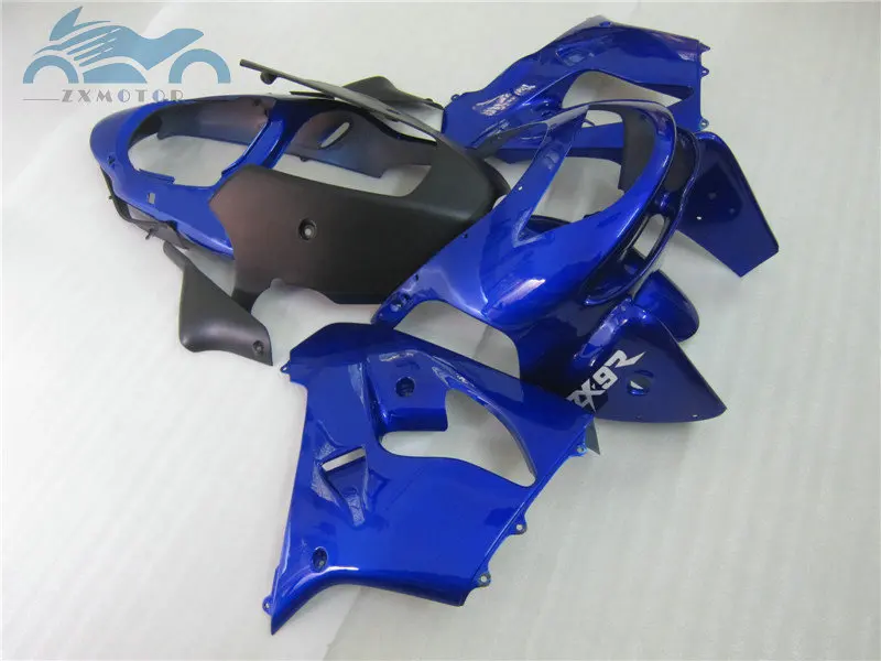 ABS plastic fairings kits for Kawasaki Ninja ZX9R 1998 1999 motorcycle fairing kit ZX 9R 98 99 dark blue road racing body parts