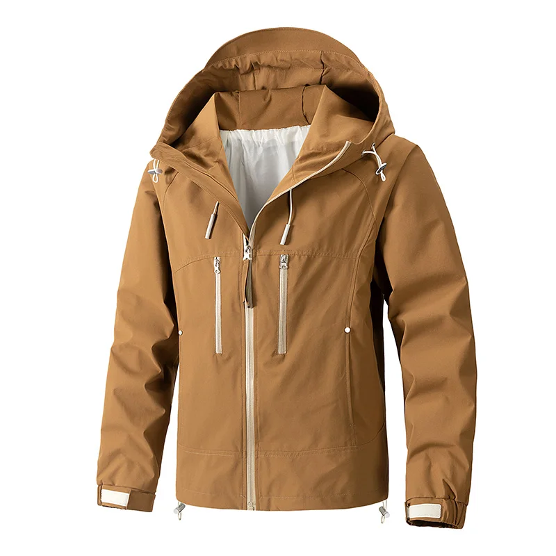 

Hooded jacket men's spring and autumn new style outdoor casual men's jacket versatile men's top