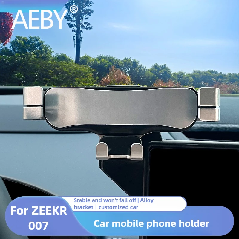 AEBY Para ZEEKR 007 2024 2025 Suporte de telefone para carro Painel anti-vibração Suporte para ventilação de ar 360 °   Acessórios interiores antiderr
