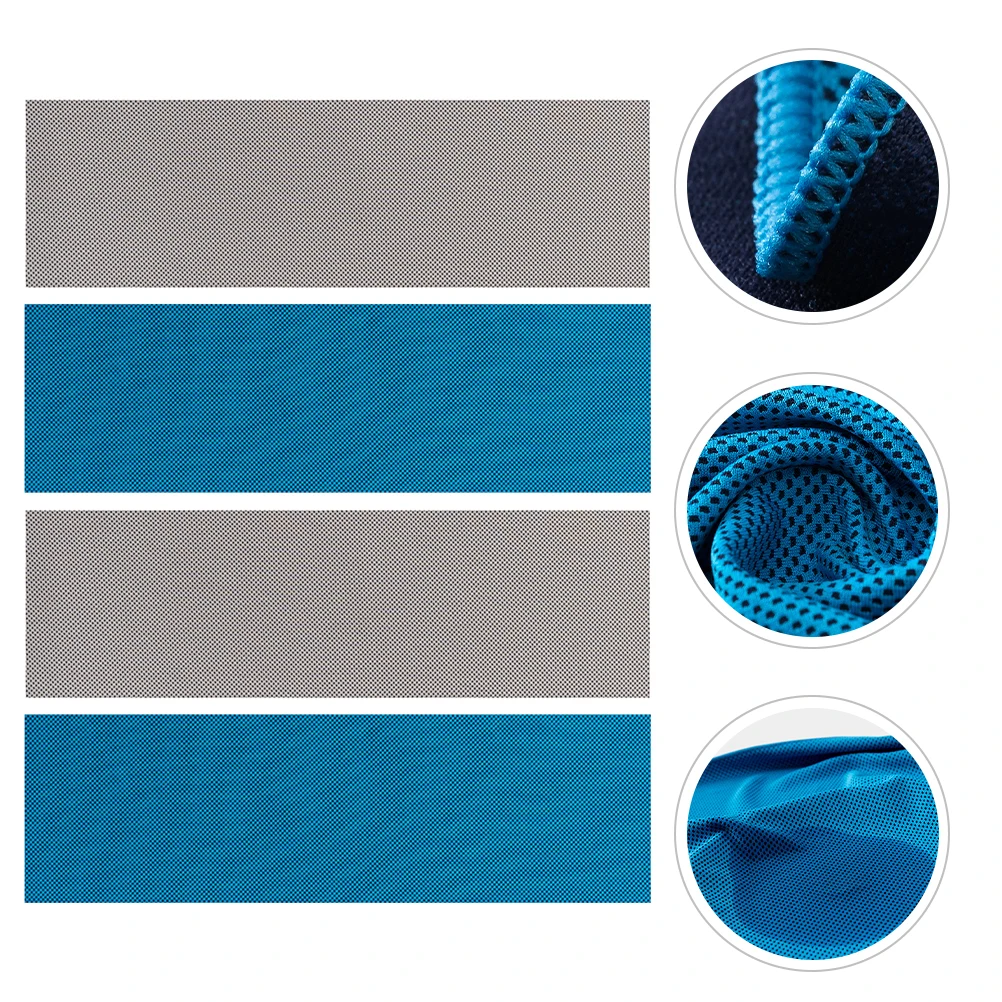 

4pcs Quick Drying Sweat Sports Cooling For Workout Hiking Gym Bathing Travel Yoga Towels Fast Absorbent Lightweight Portable