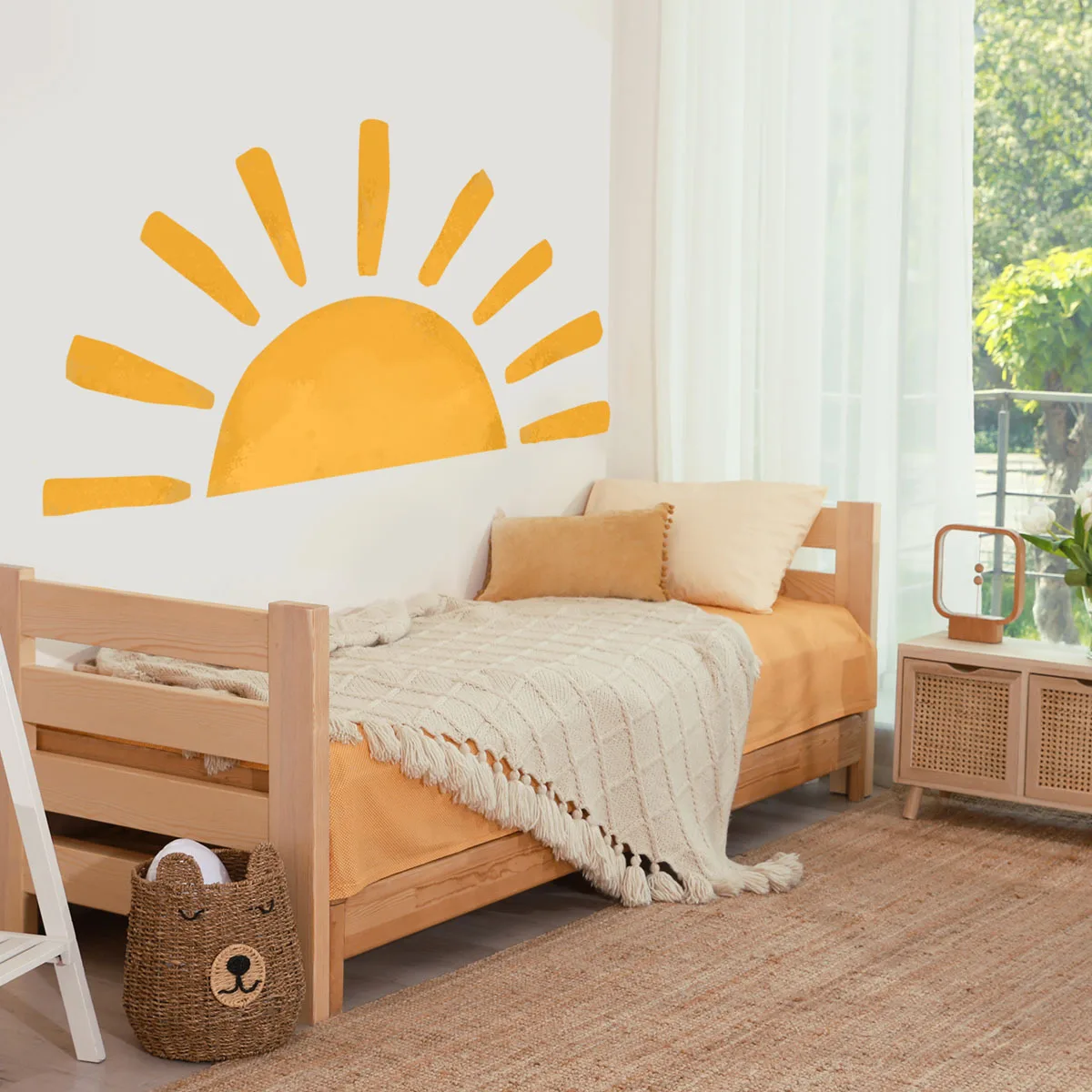 Wall Sticker Wall Decoration Living Room Bedroom Background Decoration Glue-free Self-adhesive Wall