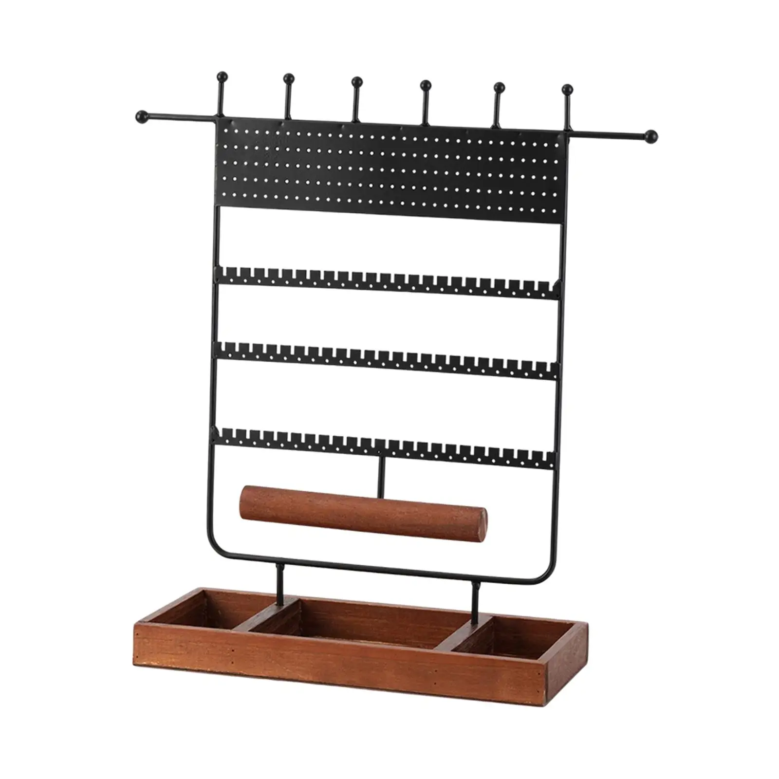 

Jewelry Display Stand Countertop for Necklace Holder Ear Studs Organizer