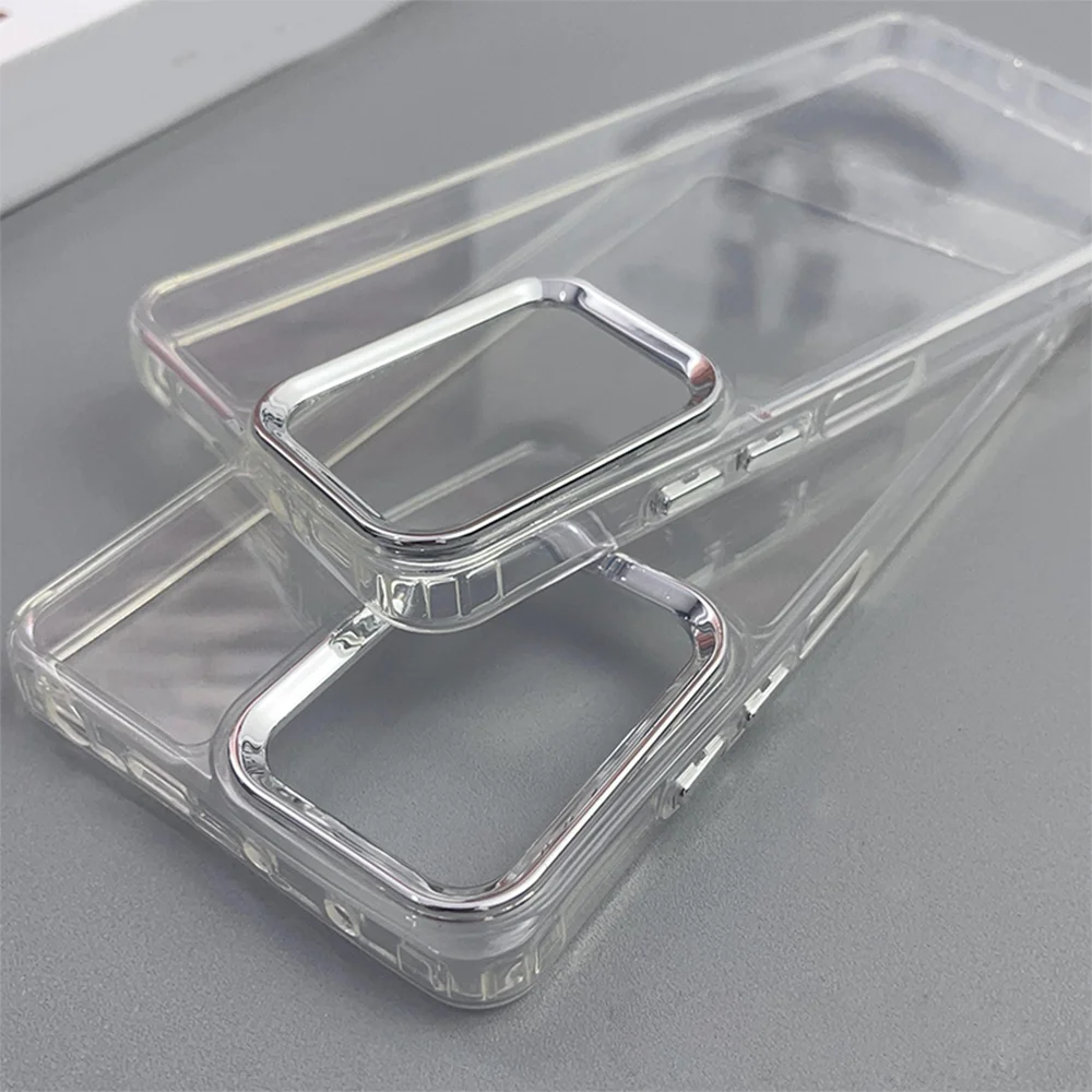 حافظة Redmi Note 11 10s من الكروم غطاء شفاف لهاتف Redmi Note 12 Pro Max 9T 10 رفيع مقاوم للصدمات لهاتف Funda Coque Capa #2