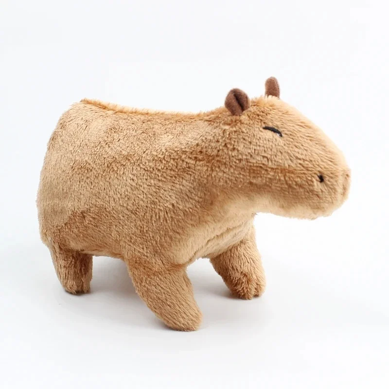 Simulatie Pluizige Capibara Pluche Knuffels Speelgoed Zachte Poppen Echte Leven Capibara Poppen Kinderen Speelgoed Peluche Kerstcadeau 18 cm