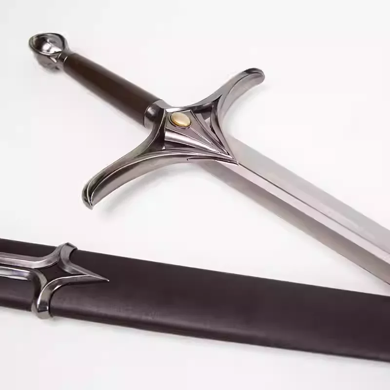 Galadriel Holy Sword Elf Warrior Commander Sword Stainless Steel Real Sword, cosplay one-handed Sword, Role-playing Assassin