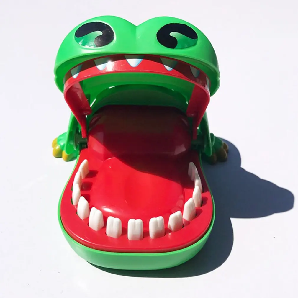 Crocodile Teeth Biting Toy Game Shark Biting Finger Dentist Games Funny Toys for Kids Adults Crocodile Bite Finger Toy