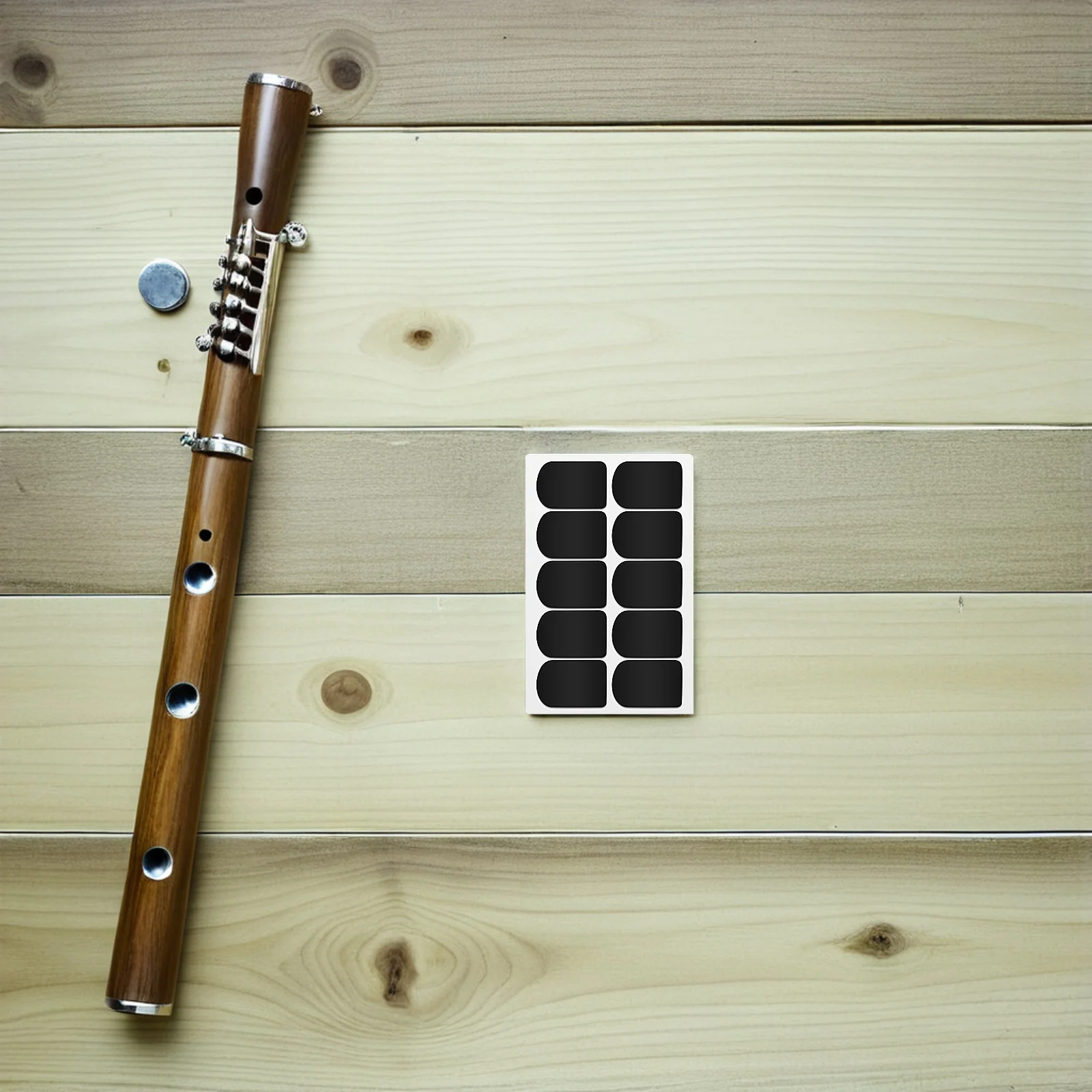 

Oval Saxophone Mouthpiece Patches Silicone Tooth Pads for Alto Tenor Soprano Sax Clarinet Vibration