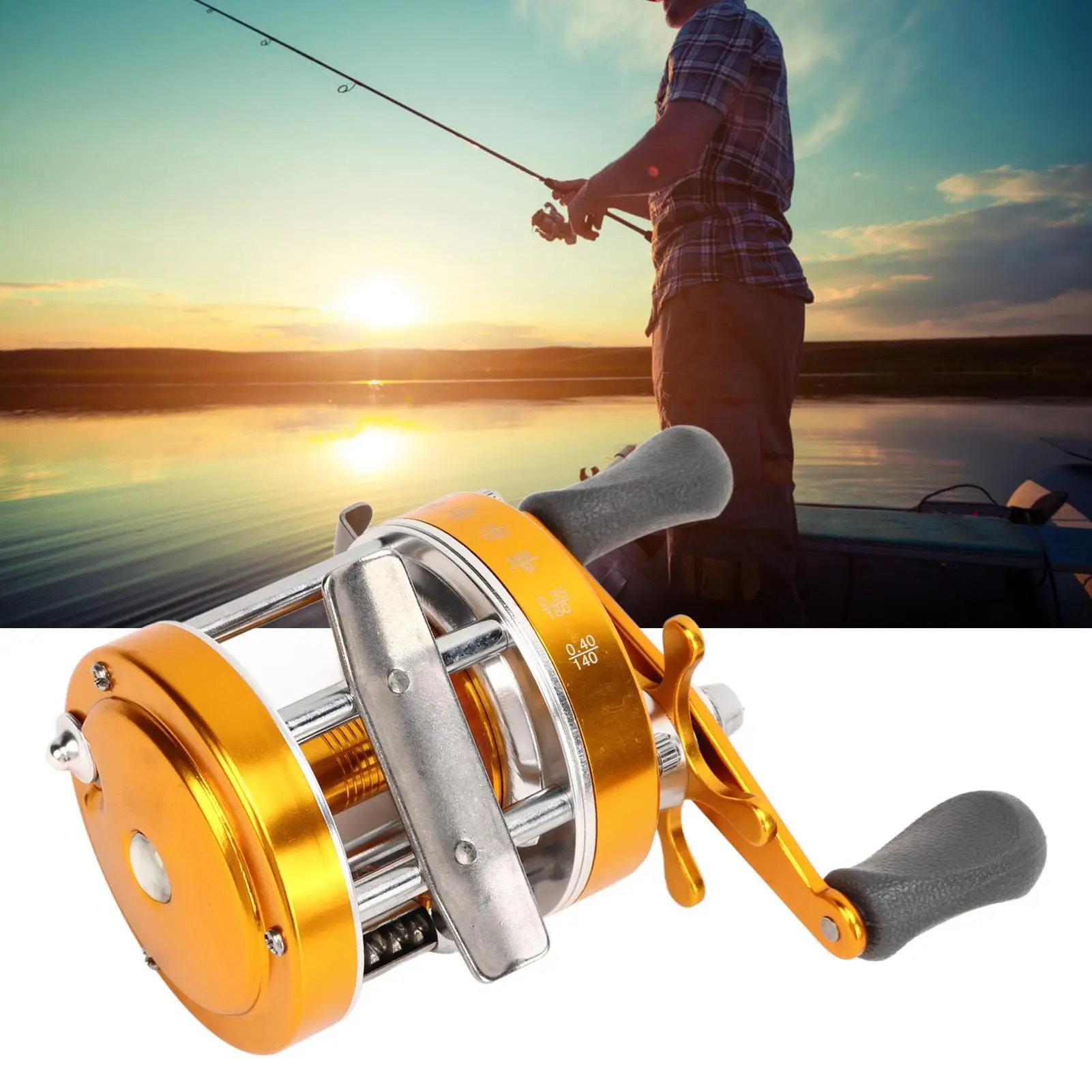 All-Metal Fishing Reel with Soft Grip - Powerful Lure Reel for inshore , Boat, Freshwater & Saltwater Adventures