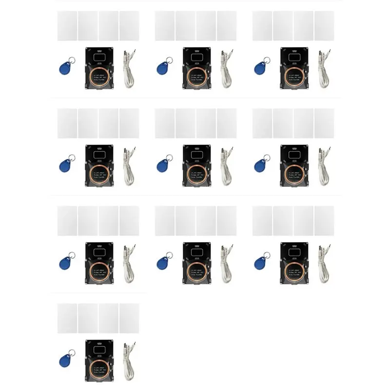 B03B-10X Proxmark3 Develop Suit Kits V5.0 512K 3.0 Proxmark PM3 RFID Reader Writer For RFID Card Copier Clone 2 USB
