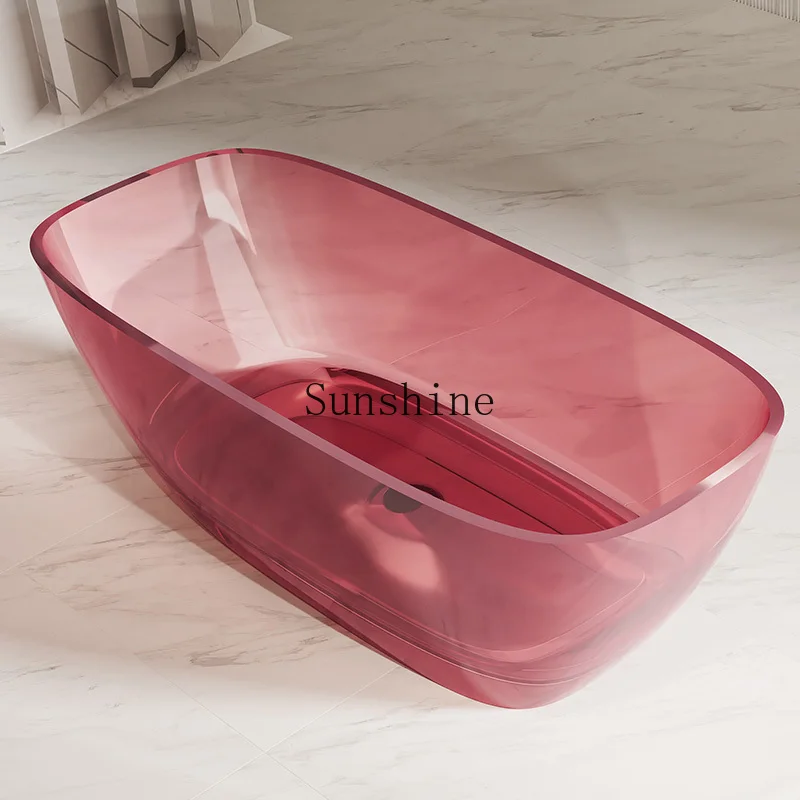 

Household independent rectangular hotel B & B color bathtub