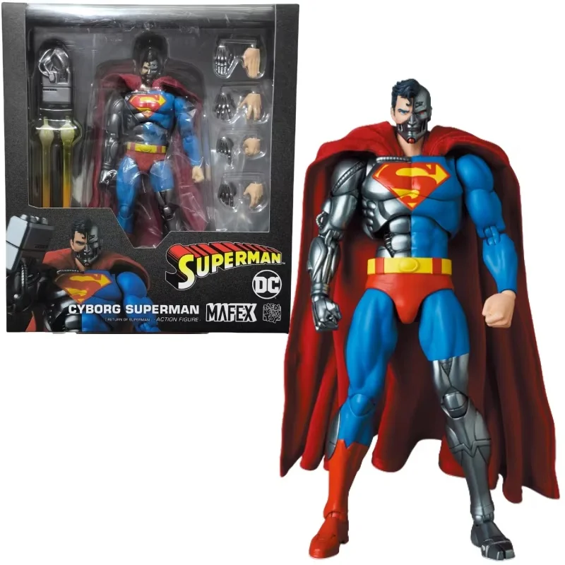 Original in stock MAFEX 164 Mechanical Superman Superman Returns Animation 6-inch Super Mobile Doll Action Figure Model Toys