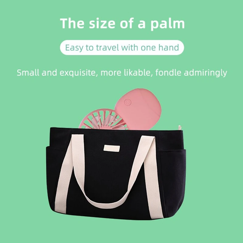مروحة كهربائية صغيرة محمولة ، مروحة جيب صغيرة ، مروحة كرتون محمولة باليد للخارج ، الصيف