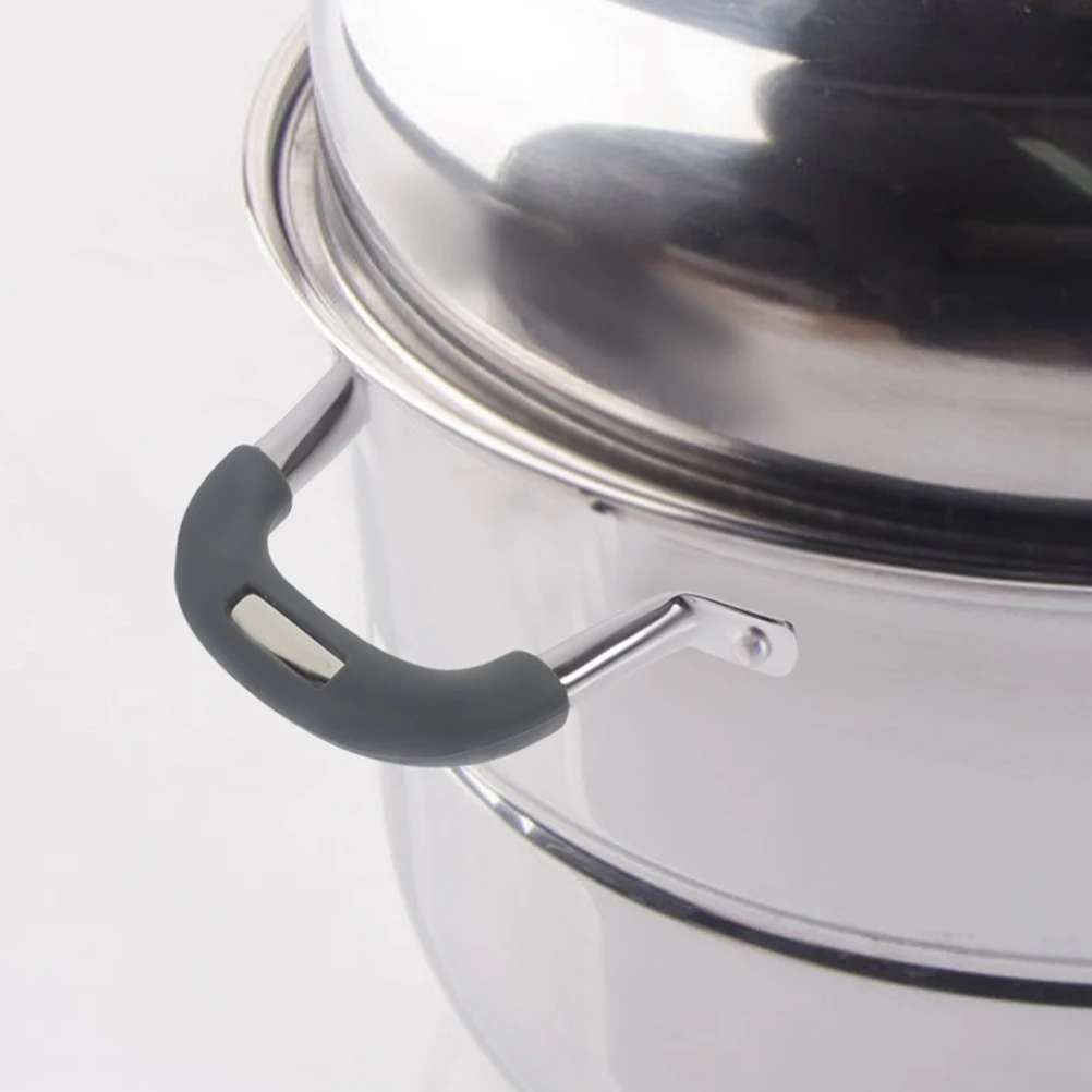 

2pcs Pot Side Replacement Stainless Steel Pan Anti-Scald Cookware Handle Grip For Steamer Stockpot Kitchen Utensils