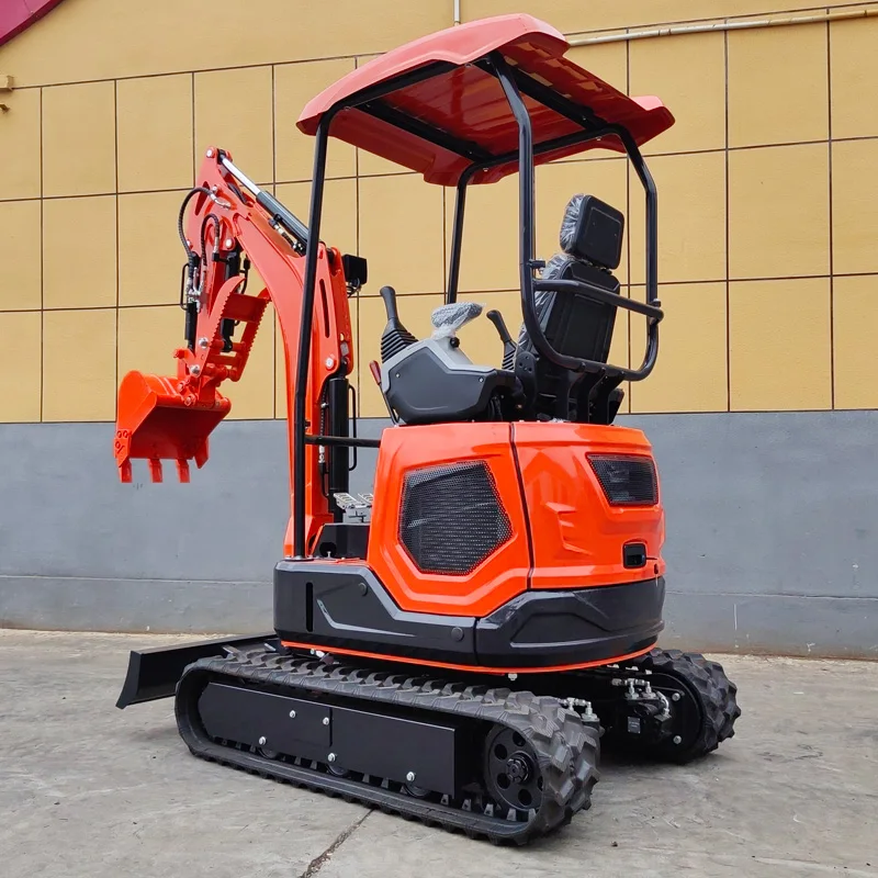 

Powerful 1.8 Ton Pro Diesel Mini Excavator, 360° Rotation Backhoe for Small Construction and Farm Projects