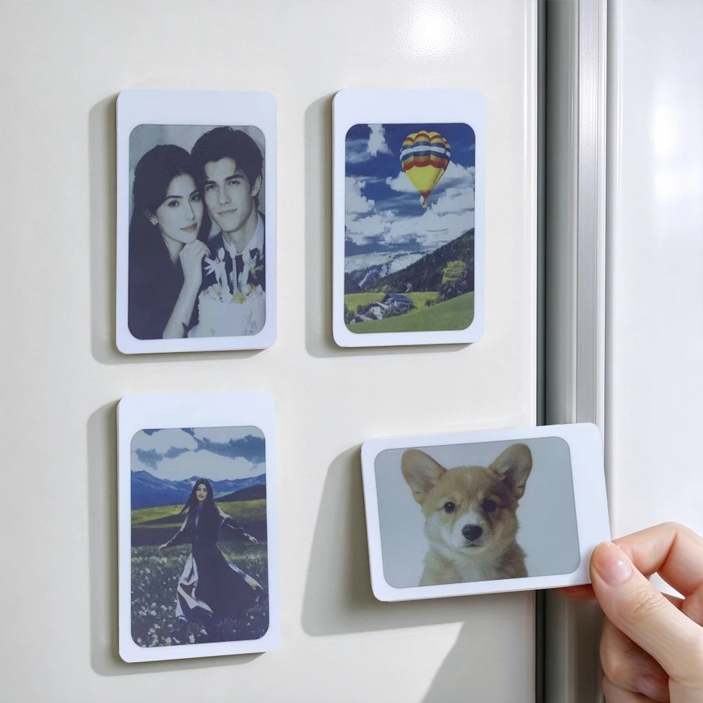 3.98'' E-Ink Fridge Magnet Bluetooth APP Control 6-Photo Cycle 4 Color E-Paper Screen Low Power IP68 Waterproof ESL Display