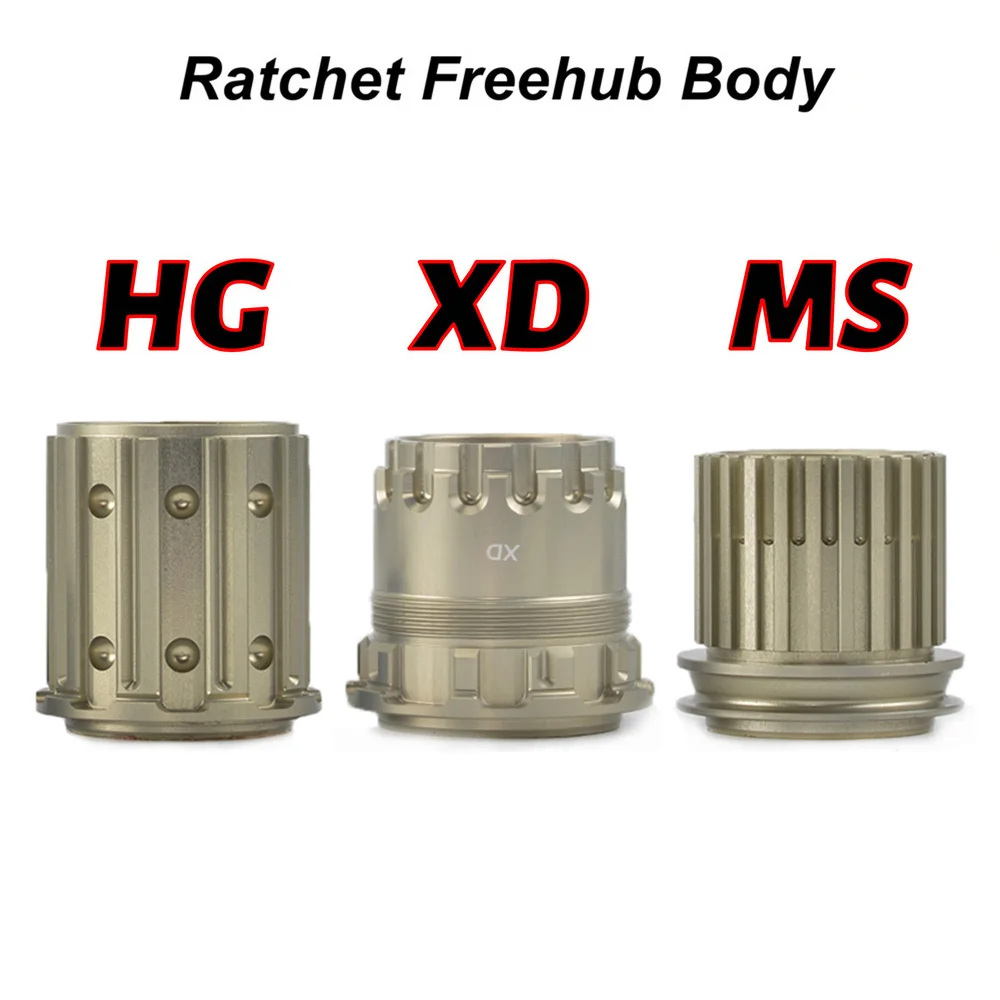 GOLDIX HUB Ratchet Freehub Body MTB ROAD BIKE for SRAM XD SHIMANO MS HG 9/10/11/12S QR THRU BOOST