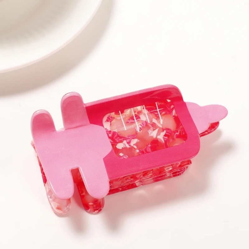 

Fun Shark Shaped Hair Claw Clip Secure Grip For Different Hair Types PVC Hairpin Women's Fashion Hair Accessories 15UB