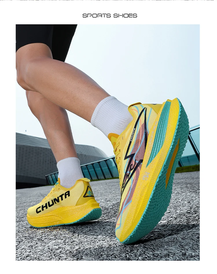 Herren-Laufschuhe mit Carbonplatte Spezial-Marathon-Sportschuhe Atmungsaktive Leichte Damen-Komfort-Sneaker für Outdoor-Aktivitäten – Detail 24