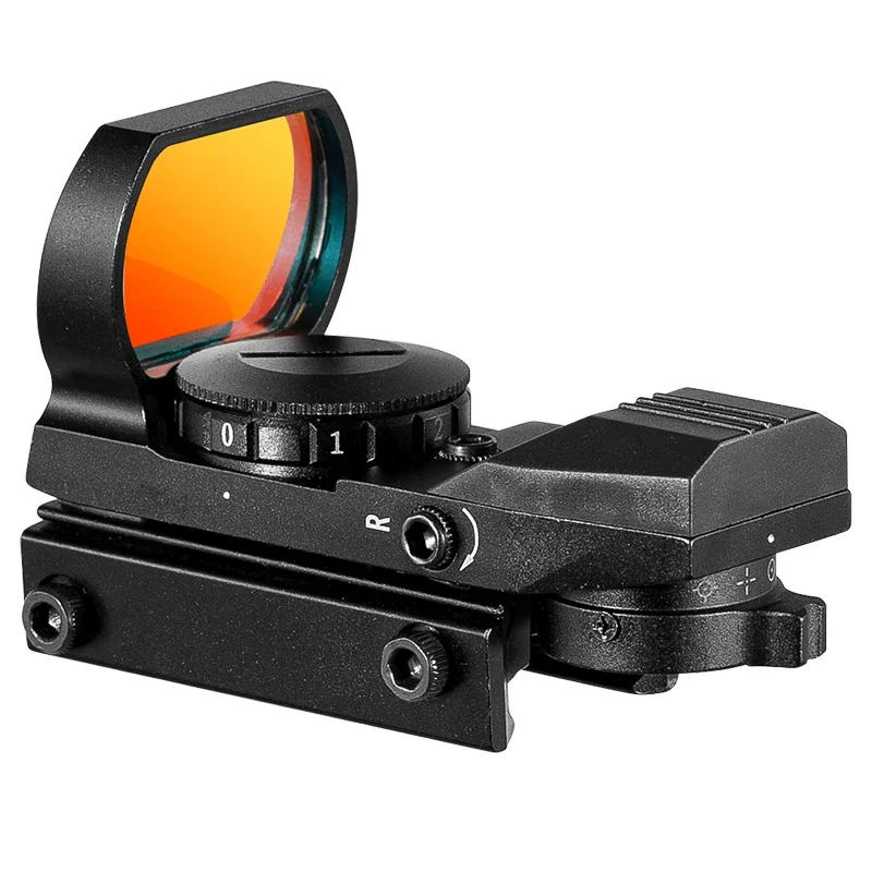 1x22x33mm Multi 4 Reticle Electro Red Dot Sight Riflescope with Mount for 20mm Rail Red Dot