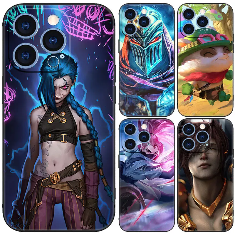 Funda de teléfono de la Liga de Leyendas, carcasa de dibujos animados para Huawei Pura70 Pro Plus P60 Pro P50 P40 P30 P20 Pro P10 Lite PSmart Z PSmart 2021