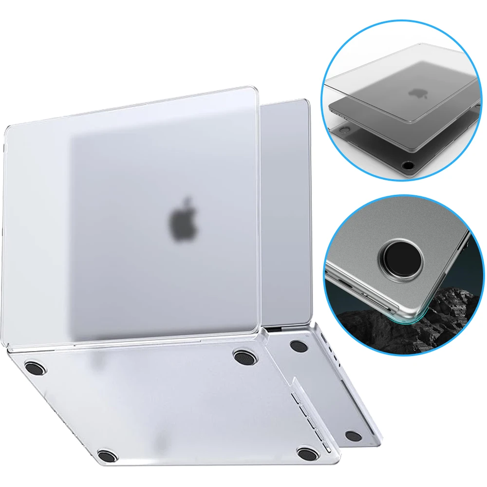 MacBook Air 13 inch Case Compatible With 2026 2025 2024 2023 2022 M5 M4 A3240 M3 A3113 M2 A2681, Hard Shell For MacBook Air/Pro