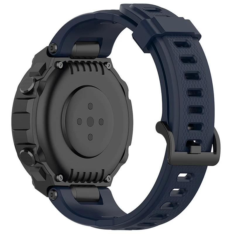 حزام (استيك) ساعة ل Huami Amazfit T-Rex قابل للتعديل استبدال الرياضة سيليكون الفرقة ل Amazfit T-Rex Pro Smartwatch سوار الأشرطة