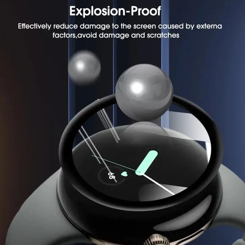واقي شاشة 20D لساعة جوجل بيكسل 2 شاشة منحنية مضادة للخدش لساعة جوجل بيكسل طبقة رقيقة واقية ناعمة من البولي يوريثان