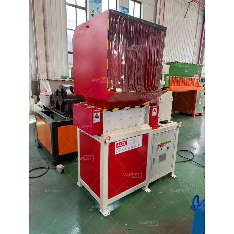 Heavy Duty Alternative Fuel Shredder Double Shaft Shredder Blade Knives E Waste Appliance Shredder