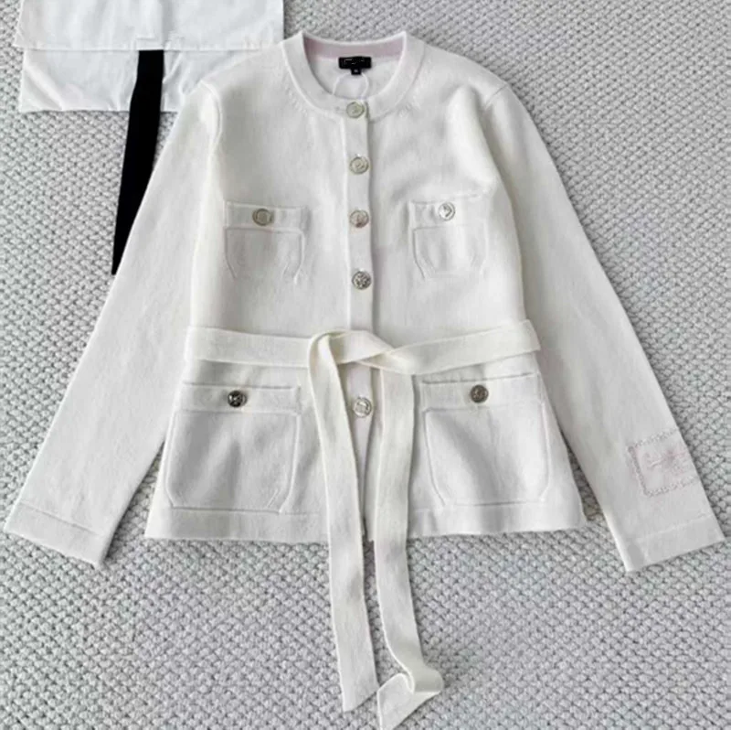 

Customized New Winter styles European American women's clothing Long-sleeved single-breasted cashmere Knitted cardigan sweater