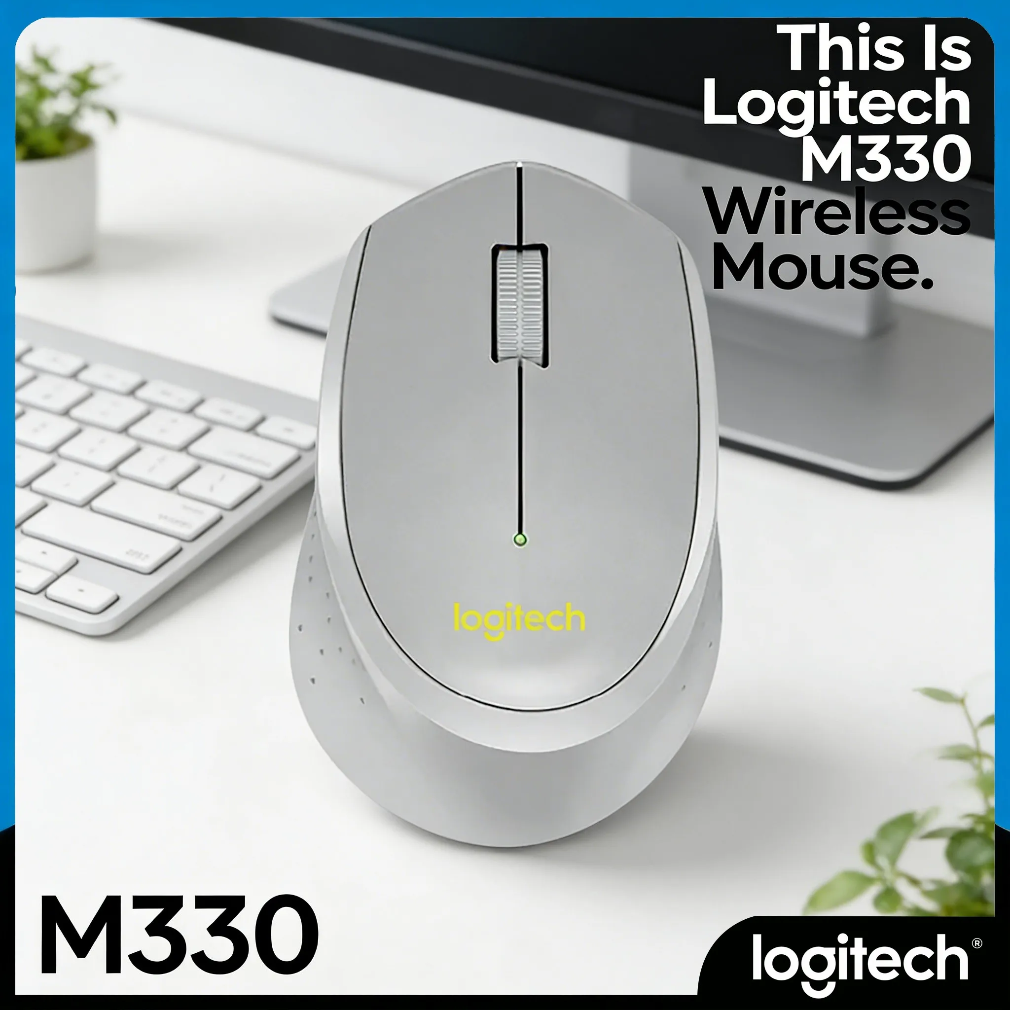 

M330 Wireless Mouse 2.4G Mini Receiver Stable Signal No Dropouts