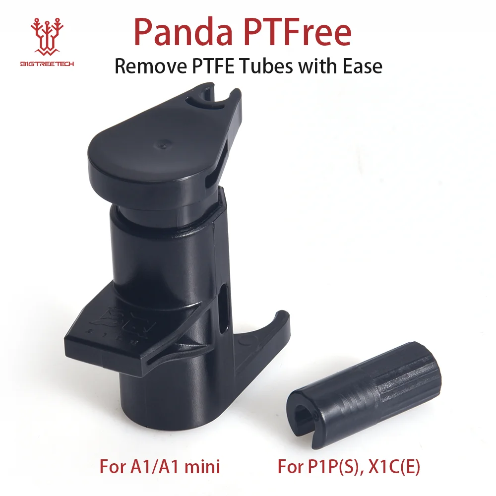 

Набор инструментов для быстрого удаления трубок из ПТФЭ BIGTREETECH Panda PTFree, материал ABS и ПК для Bambu Lab P1P P1S X1C X1E A1 A1 Mini 3D-принтеры