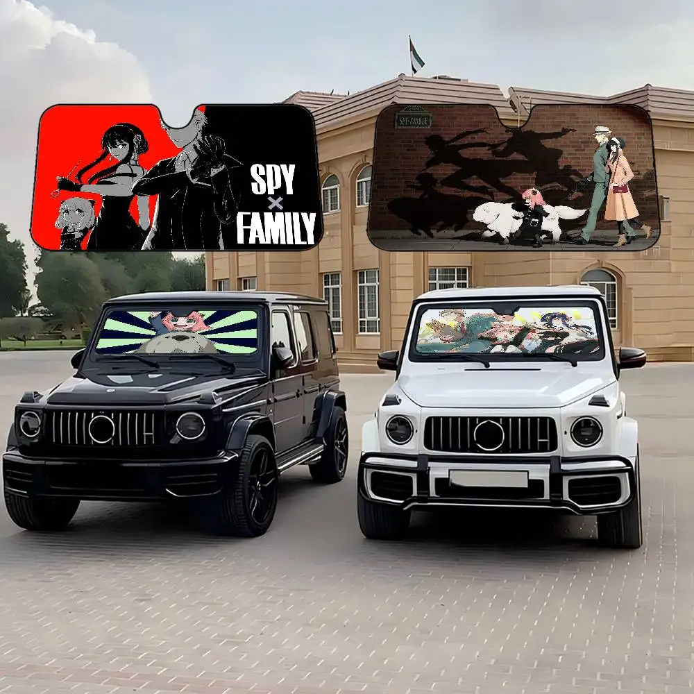 

S-Spy X F-Family Car Sunshade Window Sunshade Sunblock Front Windshield Hood Interior Front Baffle Double Ring Sunshade