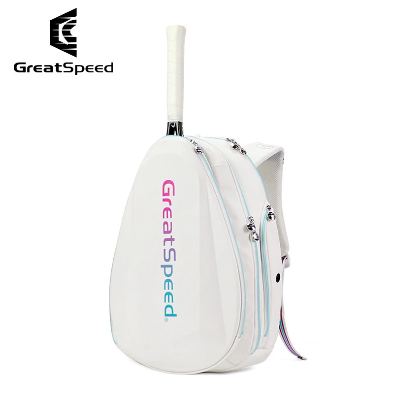 2026 GreatSpeed Tennis Racquet Backpack Large Capacity 2R Squash Tennis Racket Bag Professional Shoe Compartment Tenis Court Bag