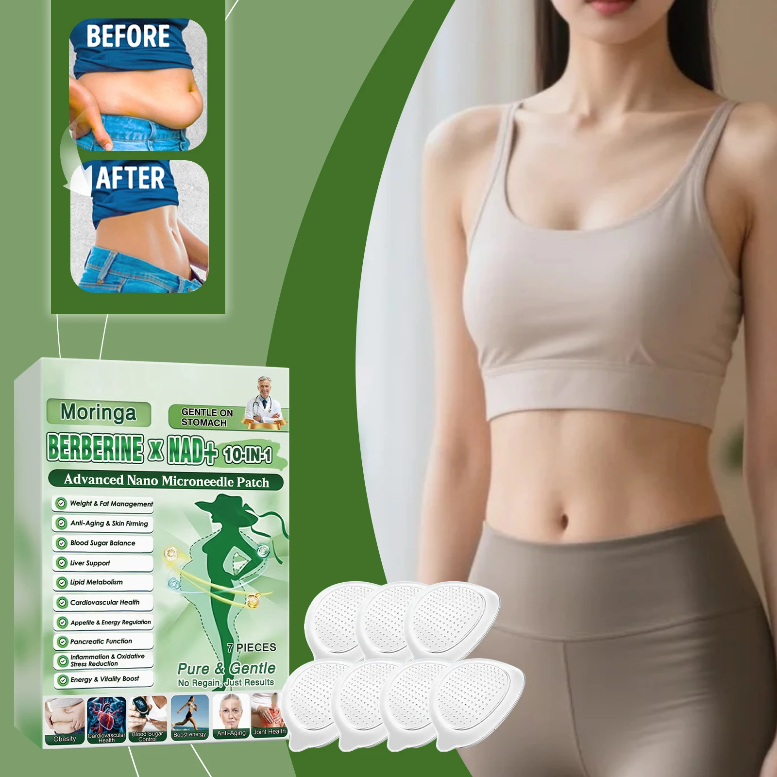 Skin Tender Body Care Patches Collagen Infused Hydrating Firming Relieve Fatigue Daily Body Beauty Care Supplies