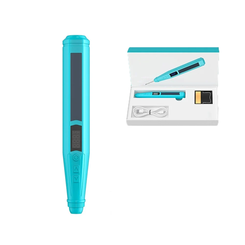 

Green USB Soldering Iron Soldering LCD Soldering Iron Real-time Temperature Readings Precise Temperature Adjustment