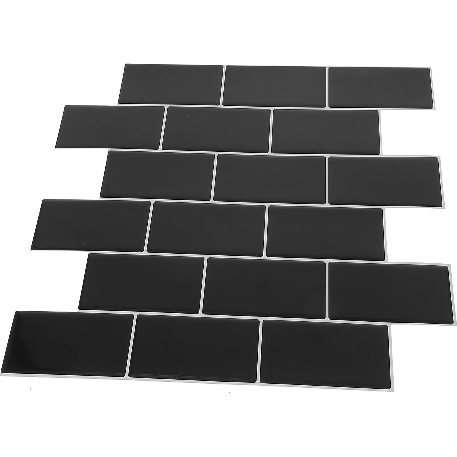 

1 Sheet Peel and Stick Wall Tiles Self Adhesive Tile Sticker for Kitchen Bathroom Backsplash Wall Tile Decals Easy Clean