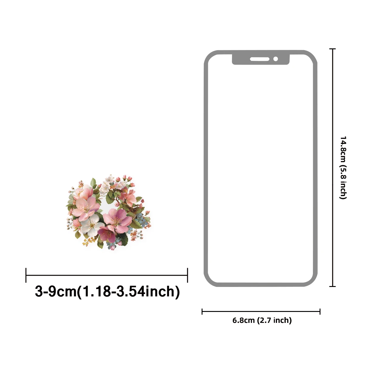 Etori Life Peach Soul Butterfly Dream Vintage Rose Garden with Butterfly Pattern Scenery Stickers for Scrapbooking Supplies, Gift Paper Bags, Room Decoration, Photo Albums, Insect Enthusiasts, DIY Artwork, Vintage Parties, Student Stationery, Children's Stickers, Die-Cut Crafts