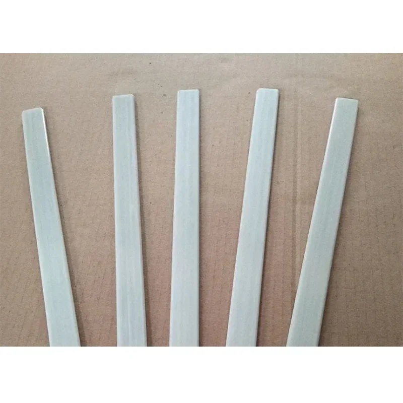 8PCS Glass Fiber Rod 5x4mm 5x5mm 6x6mm 8x8mm 10x10mm White Insulated Square Bar Industrial Agriculture Materials 500mm