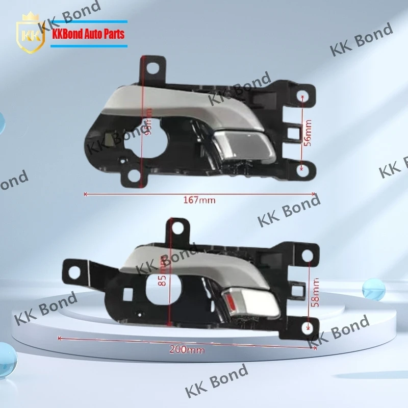 4PCS 83610-2W000 83620-2W000 Car Left Right Door Interior Handle For Hyundai SantaFe IX45 2013-2017 82610-2W000 82620-2W000