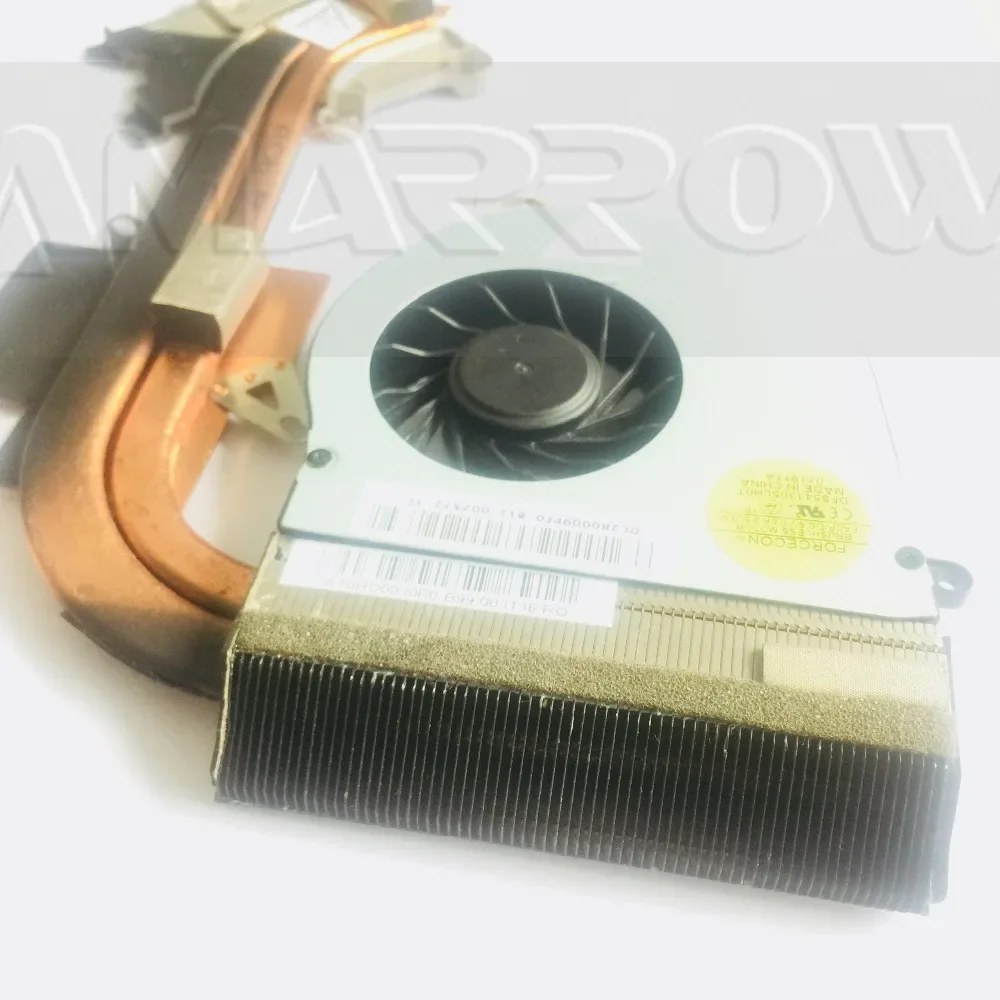 Origineel Voor Acer Laptop Heatsink Koelventilator Cpu Koeler 7750 7750G 7750e Dubbel Koper Lassen At0ho0030r0 020r0