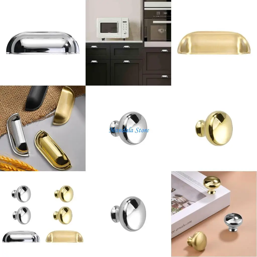 

U2JC Cabinet Pull Kitchen Cabinet Knobs Drawer Knobs Dresser Knobs Drawer Pulls Cabinet Door Knobs Dresser Drawer Handles