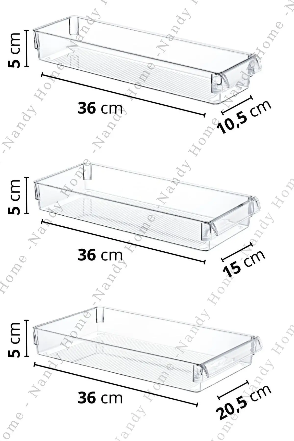 Juego de 3 organizadores transparentes para refrigerador, organizador multifuncional, elegante, útil, fácil de usar, producto de tendencia de 2022