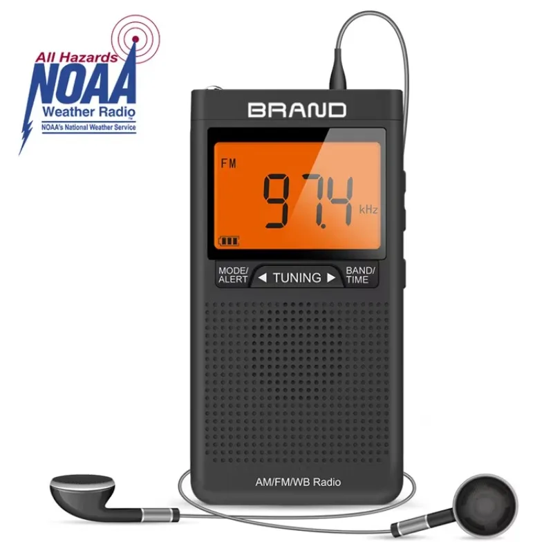 Portable AM FM Battery Operated Radio Transistor Radio with Best Reception Pocket Small Walkman Radios