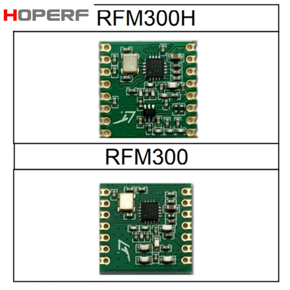 وحدة إرسال واستقبال RFM300H RFM300 ISM 433MHZ 868MHZ 915MHZ تصميم شريحة CMT2300 على أساس CMOS TEK NextGenRFTM