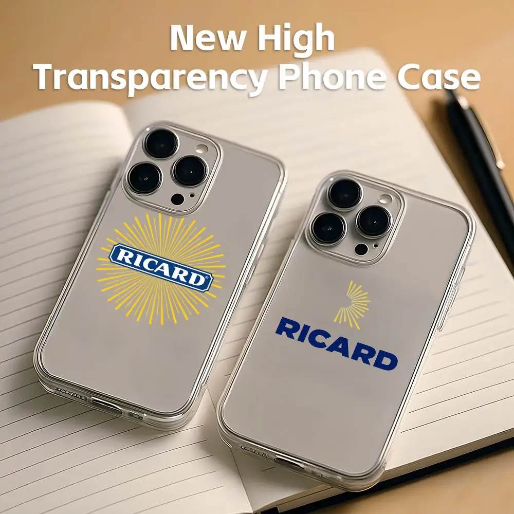 Funda Transparente de Lujo con Diseño de Cerveza Deliciosa R-RicardS para iPhone 17 Air 16 15 14 13 12 11 Pro Max Plus Mini