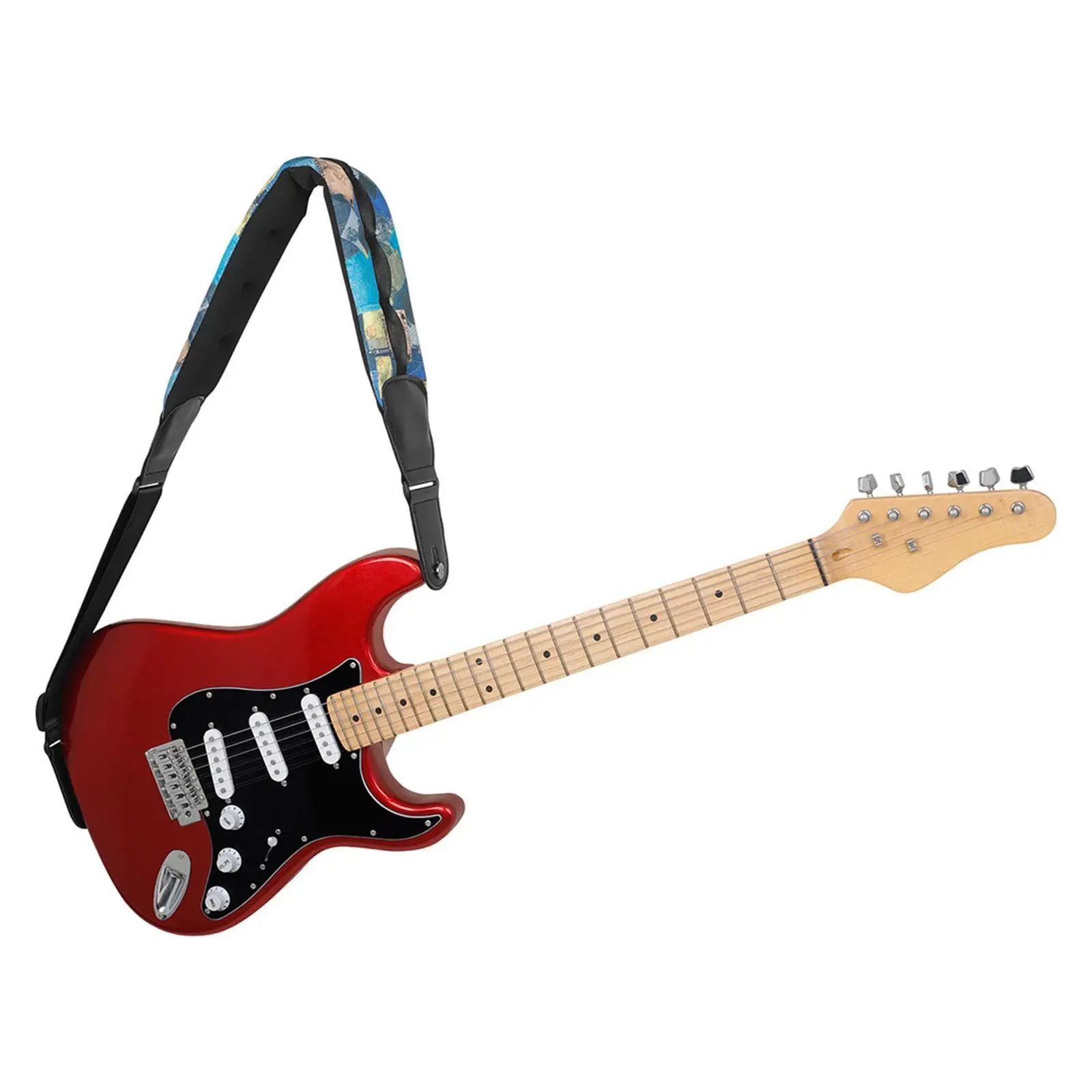 Electric Guitar Strap Entertainment Portable Guitar Accessories Adjustable